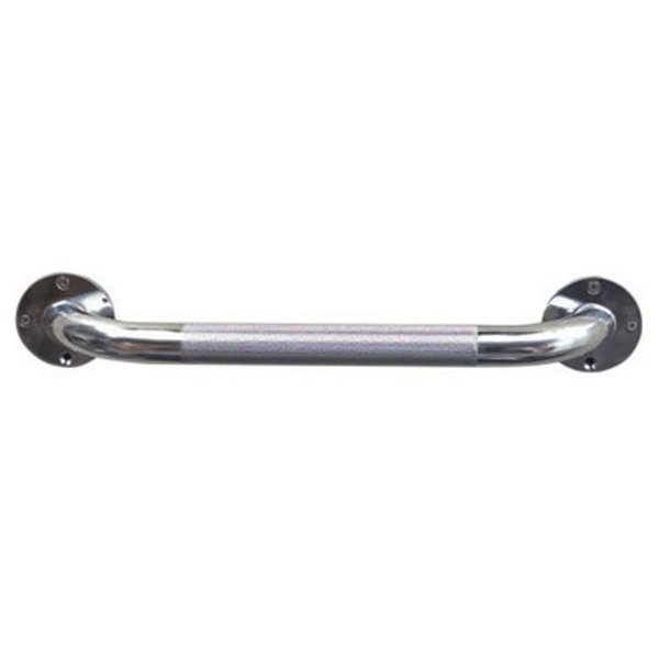 Mabis Mabis 521-1530-0616 16 Inch Institutional Steel Knurled Grab Bar 521-1530-0616